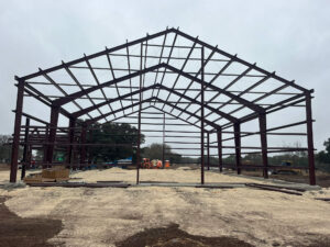 Sharing December progress on the giraffe barn