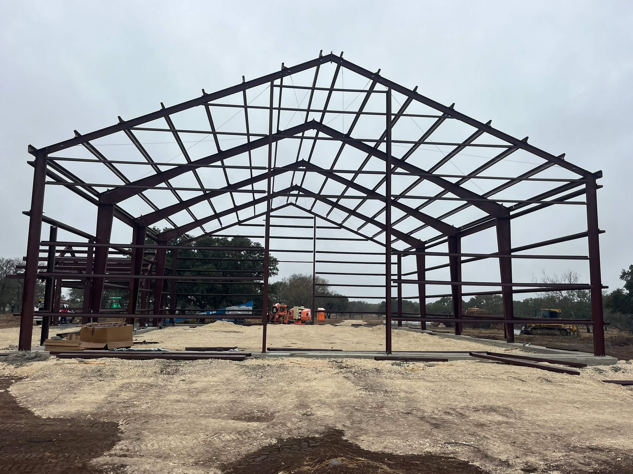 Sharing December progress on the giraffe barn