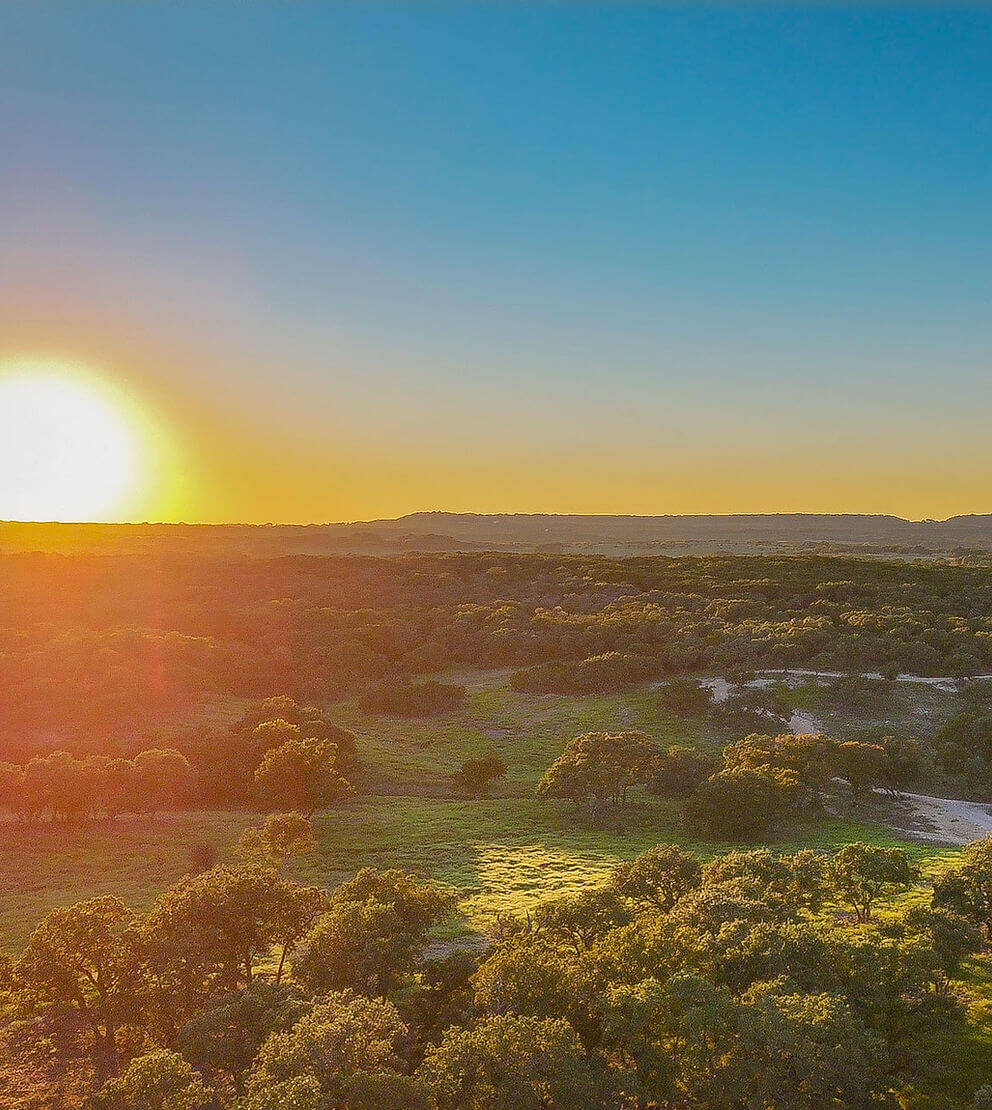 spectacular sunrise at Artemis Ranch and Retreat
