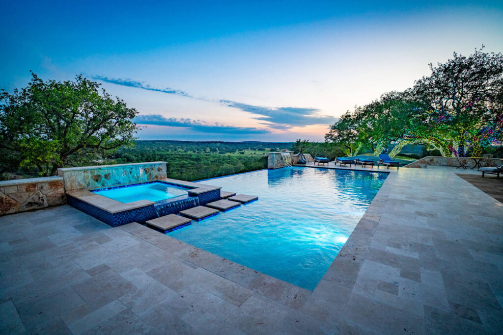 poolside serenity with best sunset at the Lodge