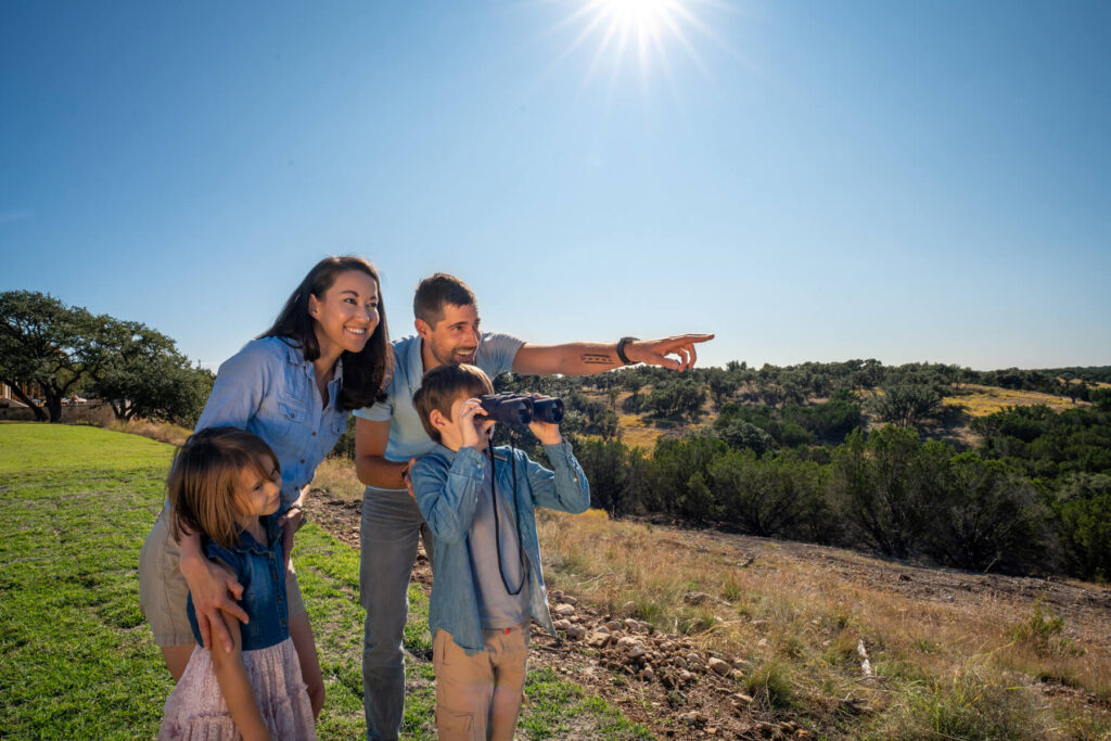 Group bird watching tour