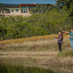 kids fishing freshwater bass pond