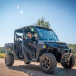 group ATV adventure on the ranch