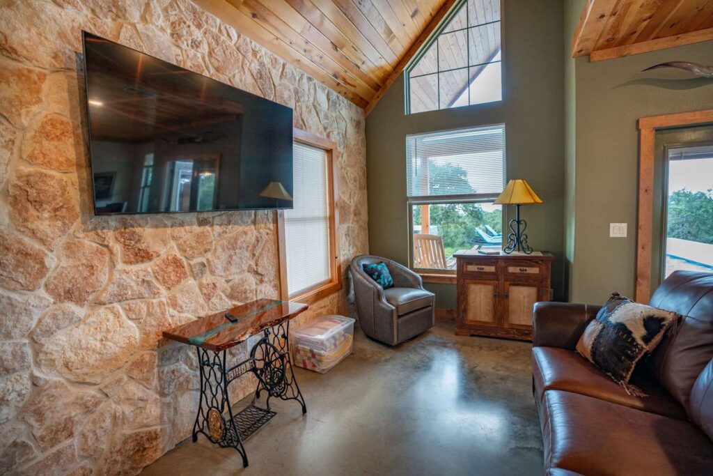 Comfortable living spaces at the Cottage vacation rental