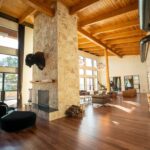 Gorgeous sun-drenched event spaces in the Great Room at the Lodge