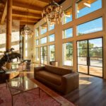 The great room event and wedding reception spaces in the Artemis Lodge