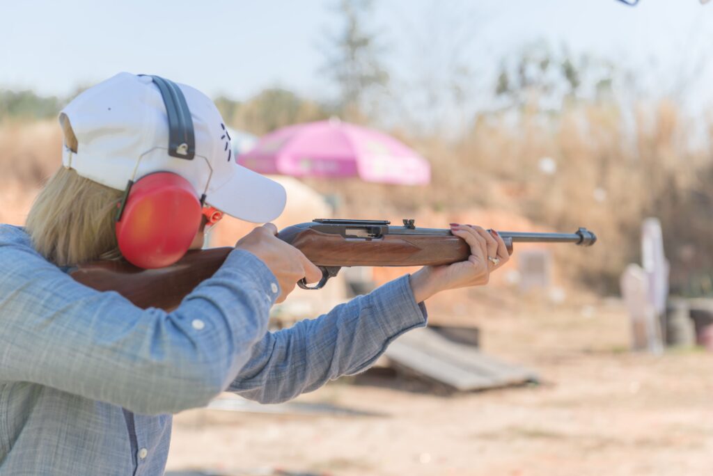 girl shooting